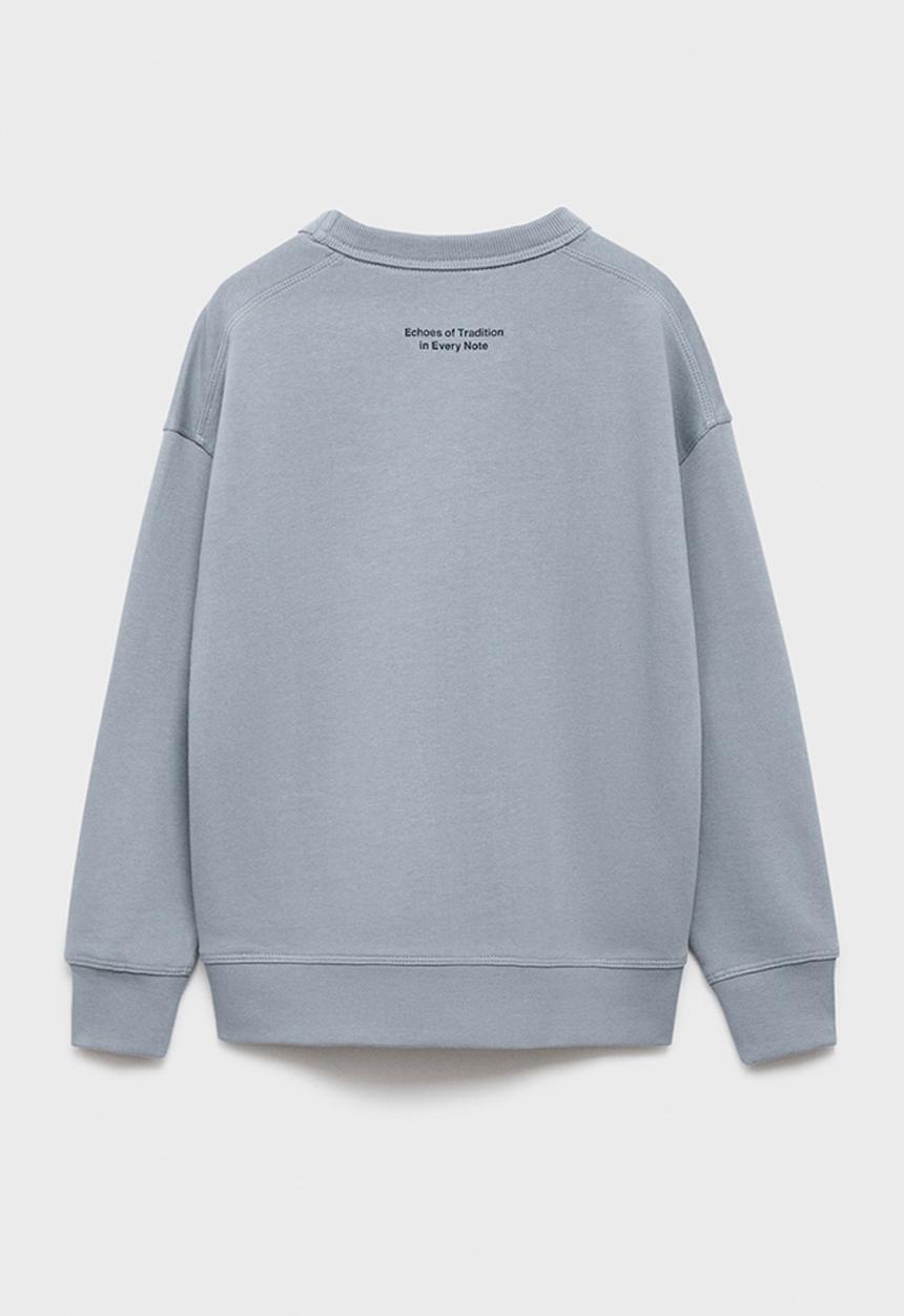 MANGO - Sweatshirt kyoto - medium blue
