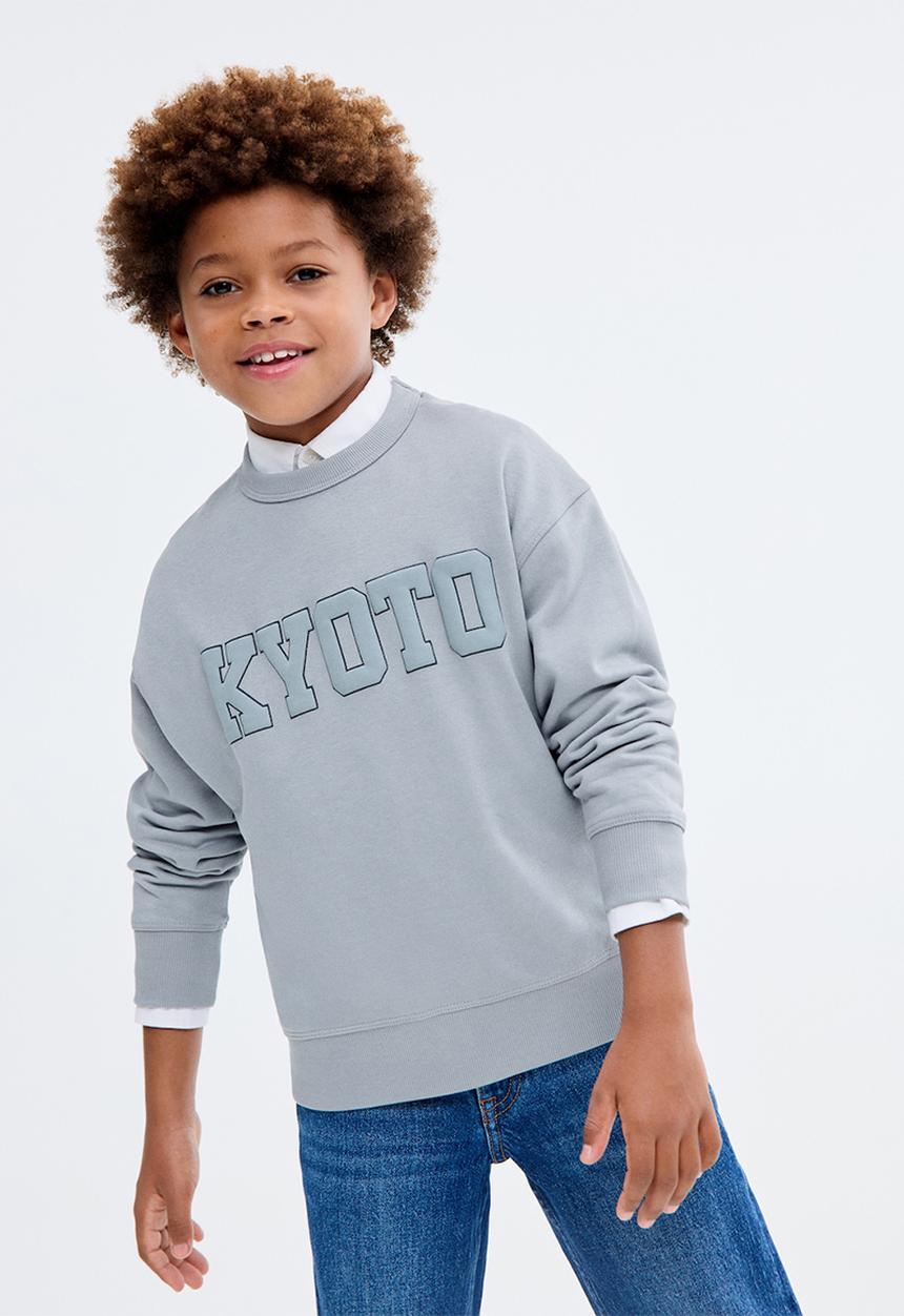 MANGO - Sweatshirt kyoto - medium blue
