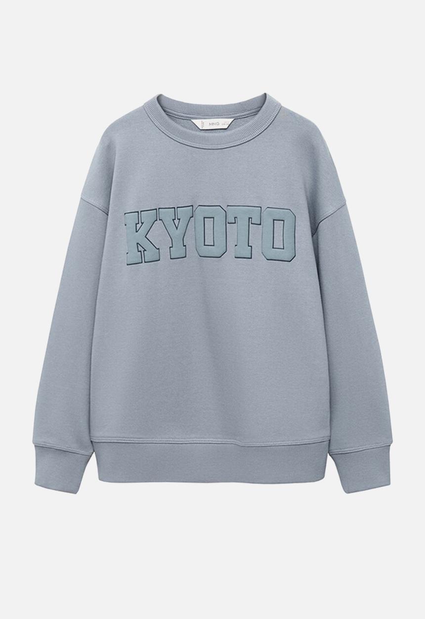 MANGO - Sweatshirt kyoto - medium blue