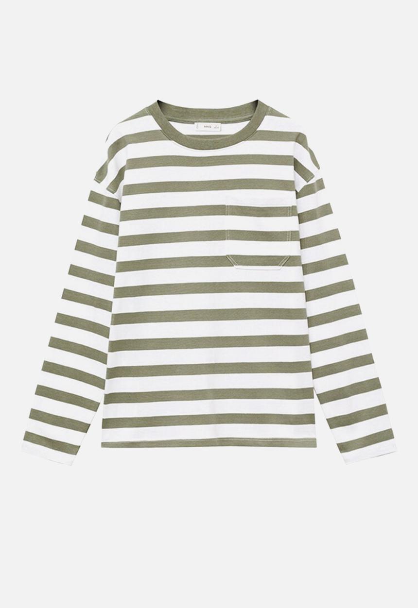 MANGO - T-shirt stgreen - green