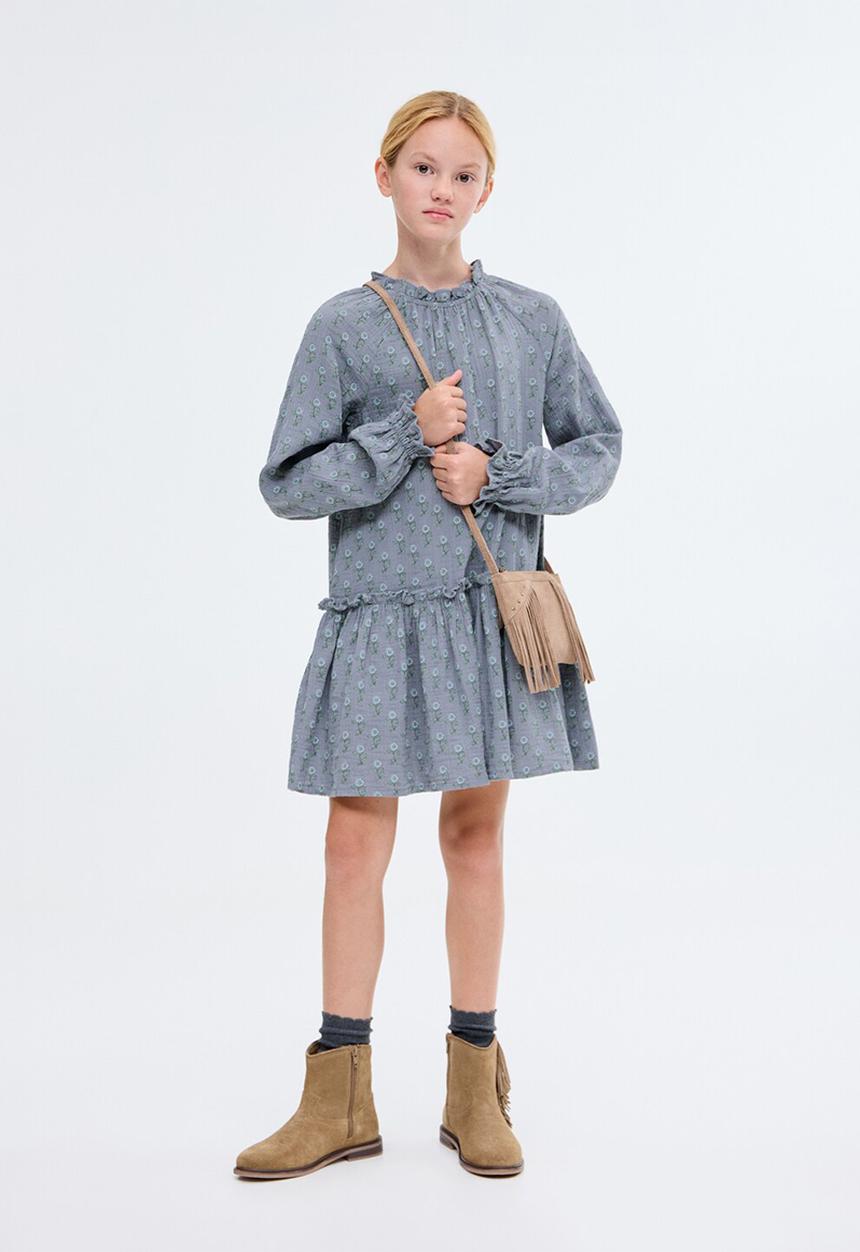 MANGO - Dress petunia - light/pastel blue