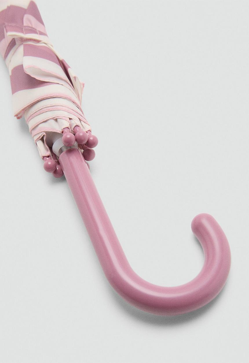 MANGO - Umbrella stripes - light/pastel pink