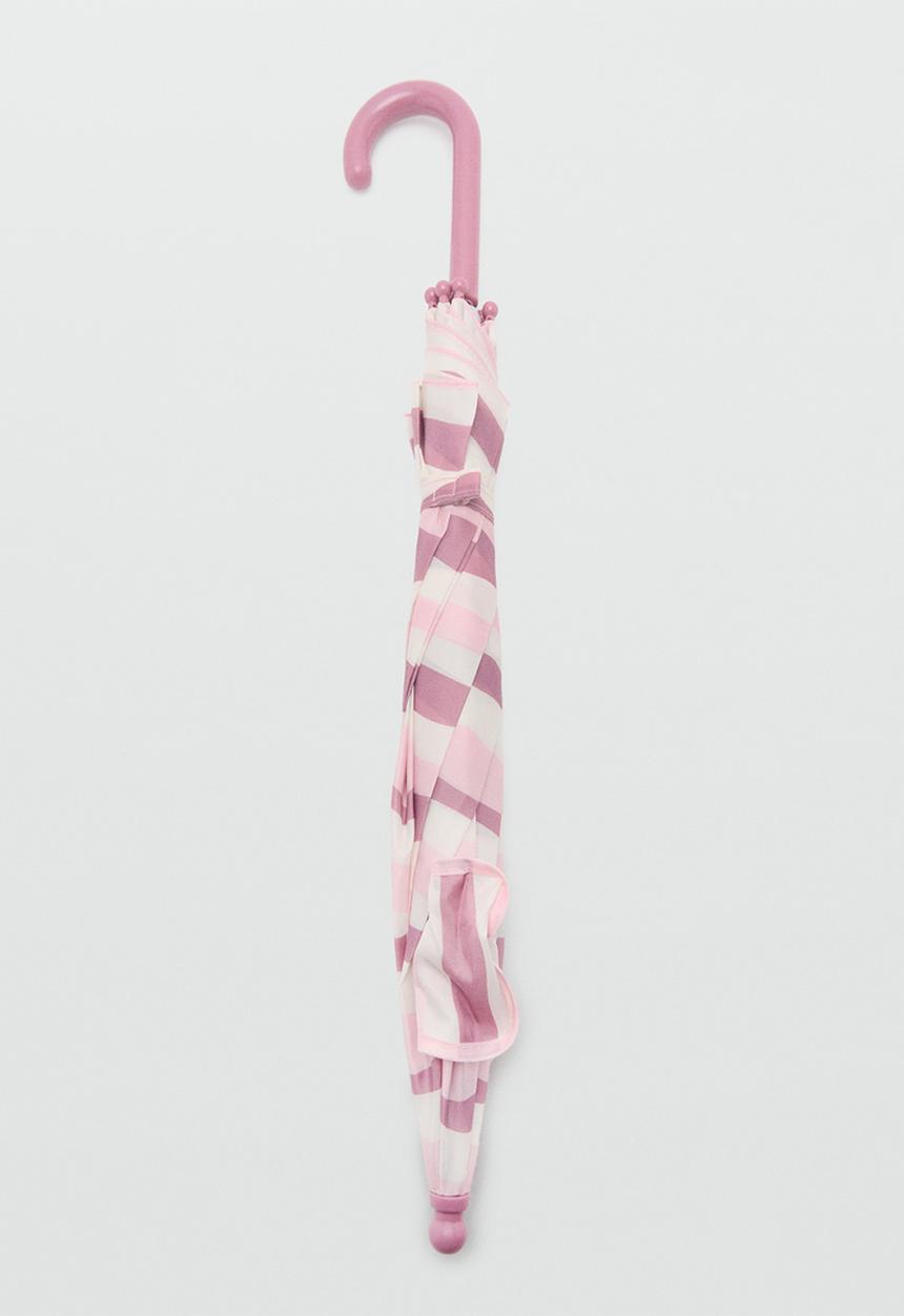 MANGO - Umbrella stripes - light/pastel pink