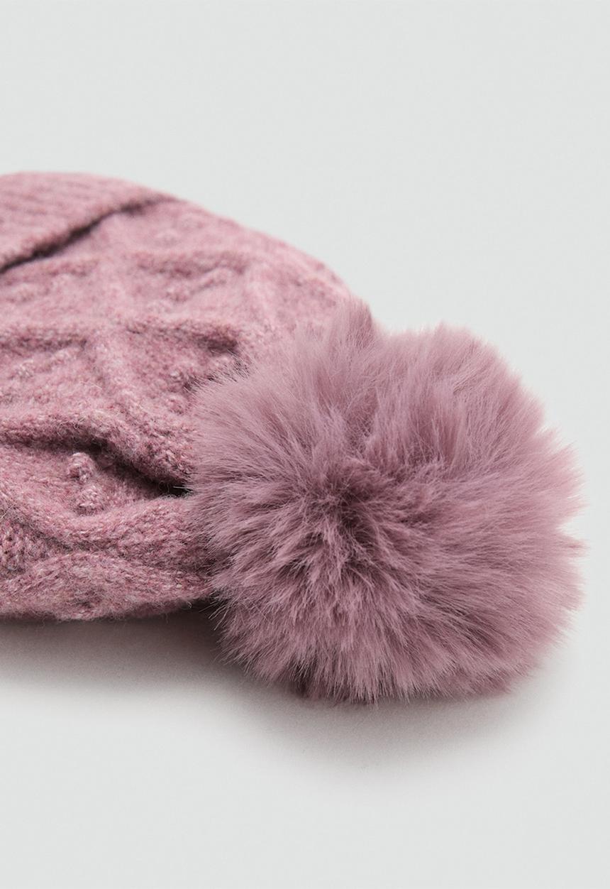 MANGO - Beanie BOLITA - Dark Red