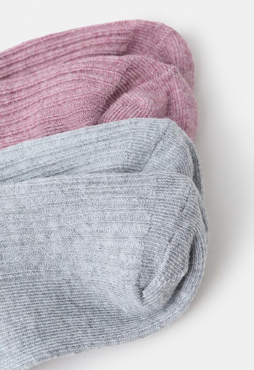 MANGO - Socks RIBLONGB - Medium Purple