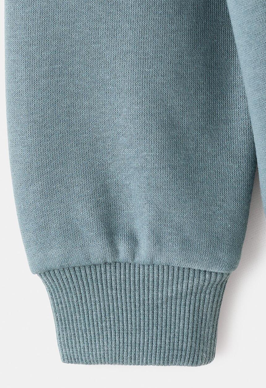 MANGO - Sweatshirt WELCOME - Turquoise / Aqua