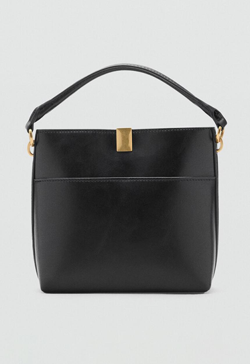 MANGO - Dani bucket bag-black