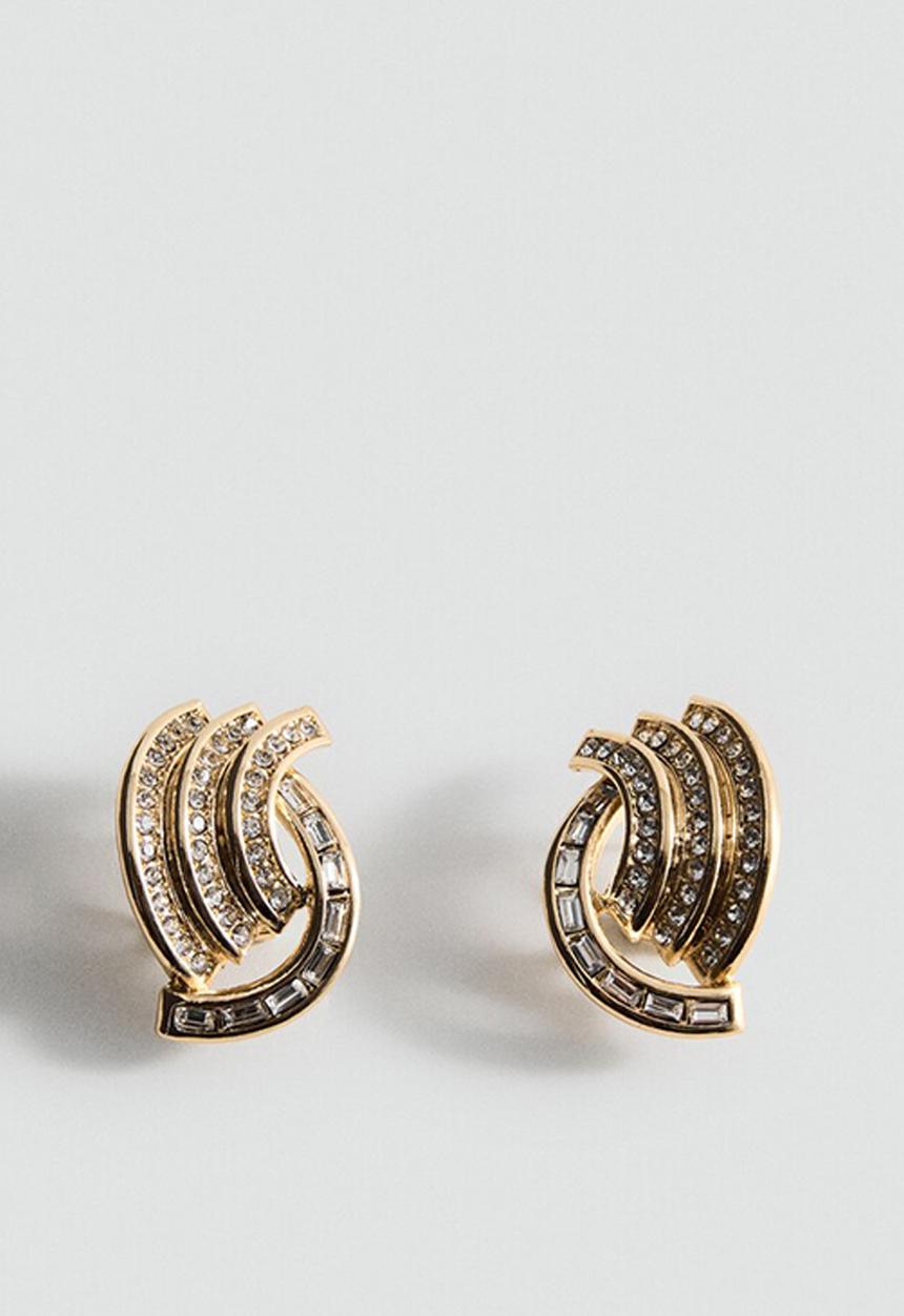 MANGO - Naim earrings-gold