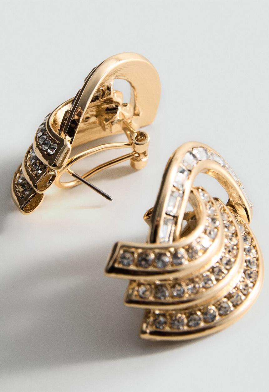MANGO - Naim earrings-gold