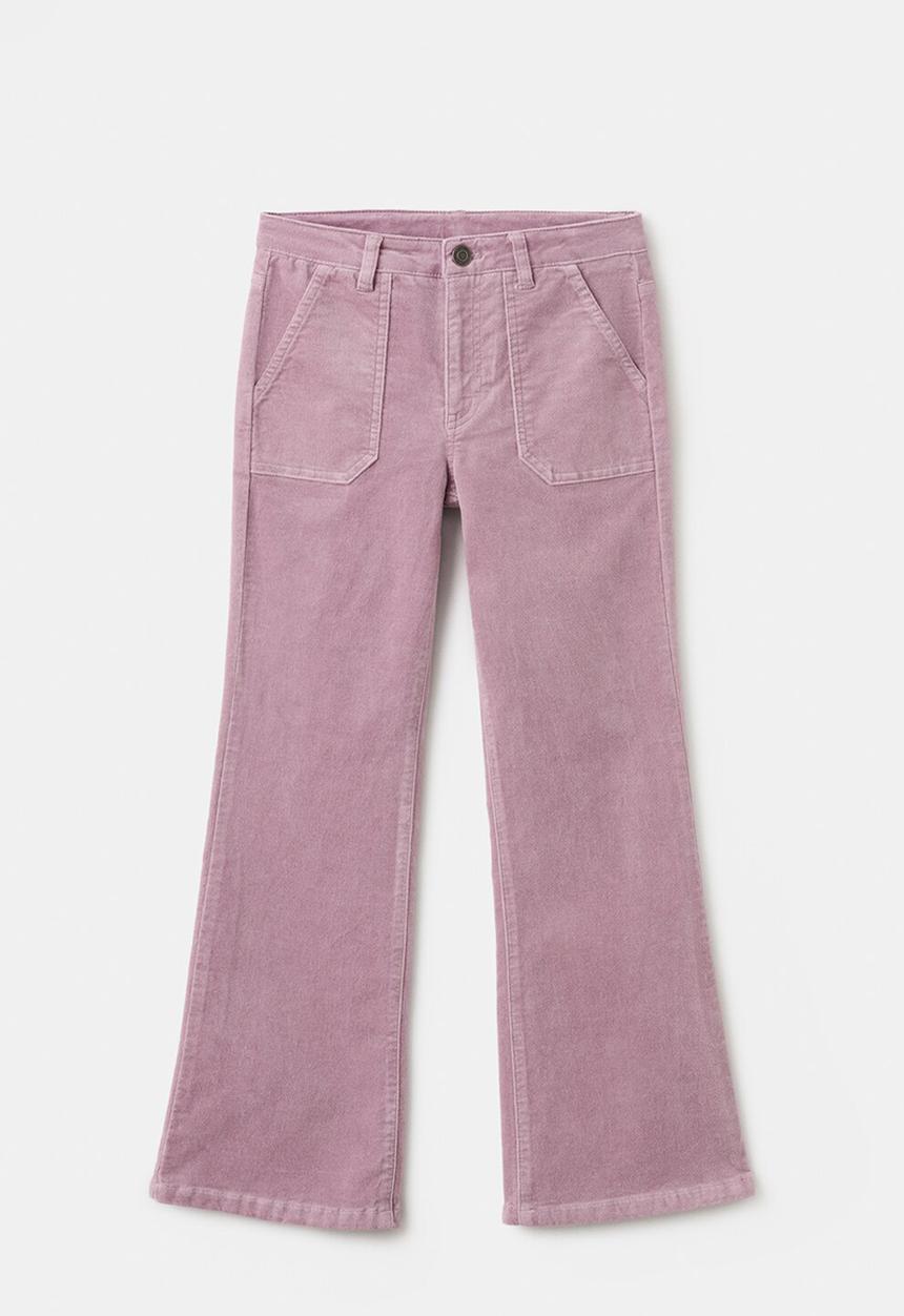 MANGO - Trousers VELVE - Pink