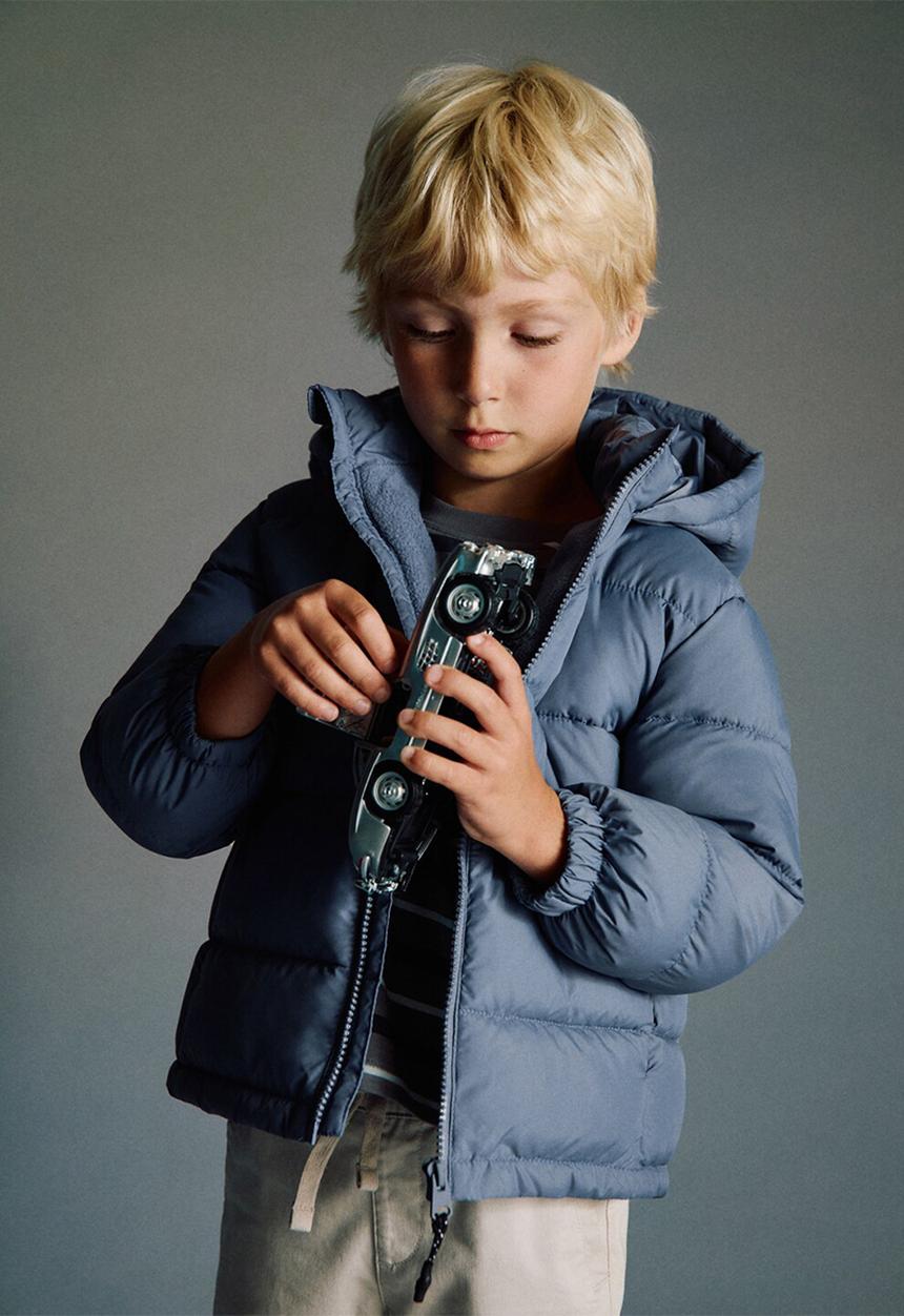 MANGO - Puffer coat aldo - light/pastel blue