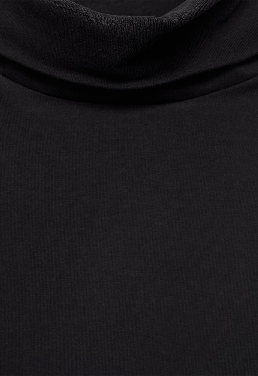 MANGO - T-shirt turbo - black