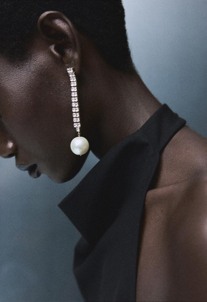 MANGO - Noelia earrings-gold