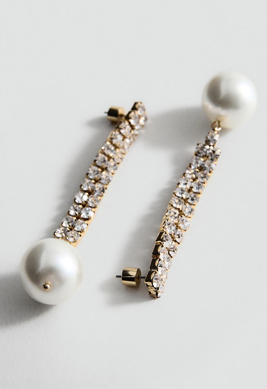 MANGO - Noelia earrings-gold