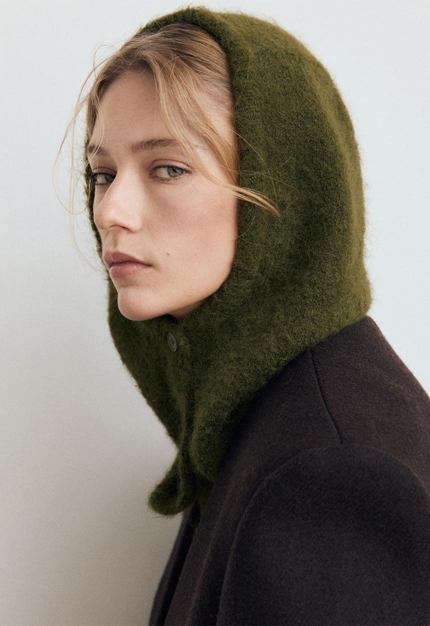 MANGO - Simon beanie-khaki