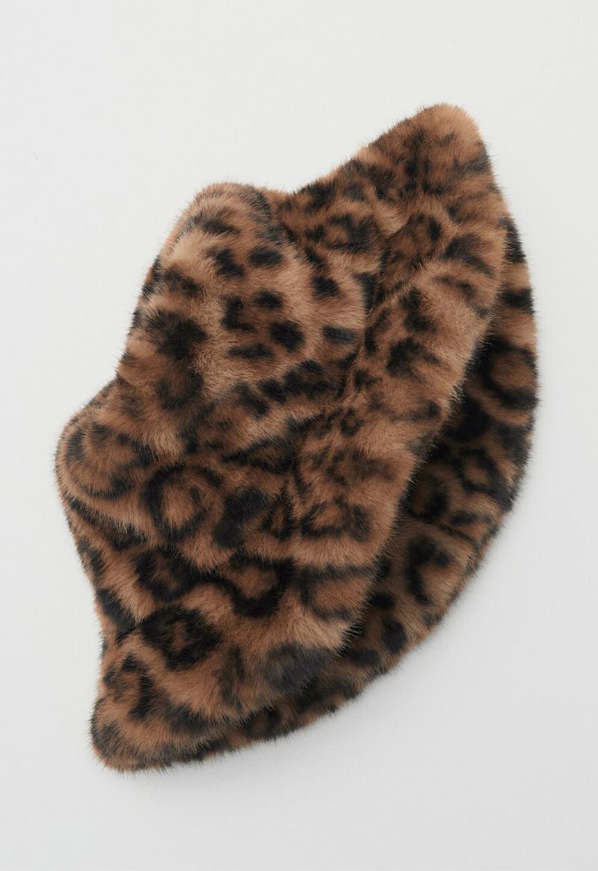 MANGO - Chesuff beanie-brown