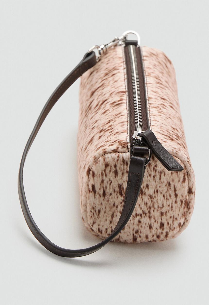 MANGO - Bruna shoulder bag-brown