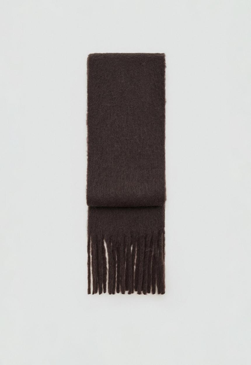 MANGO - Oberon scarf-dark brown