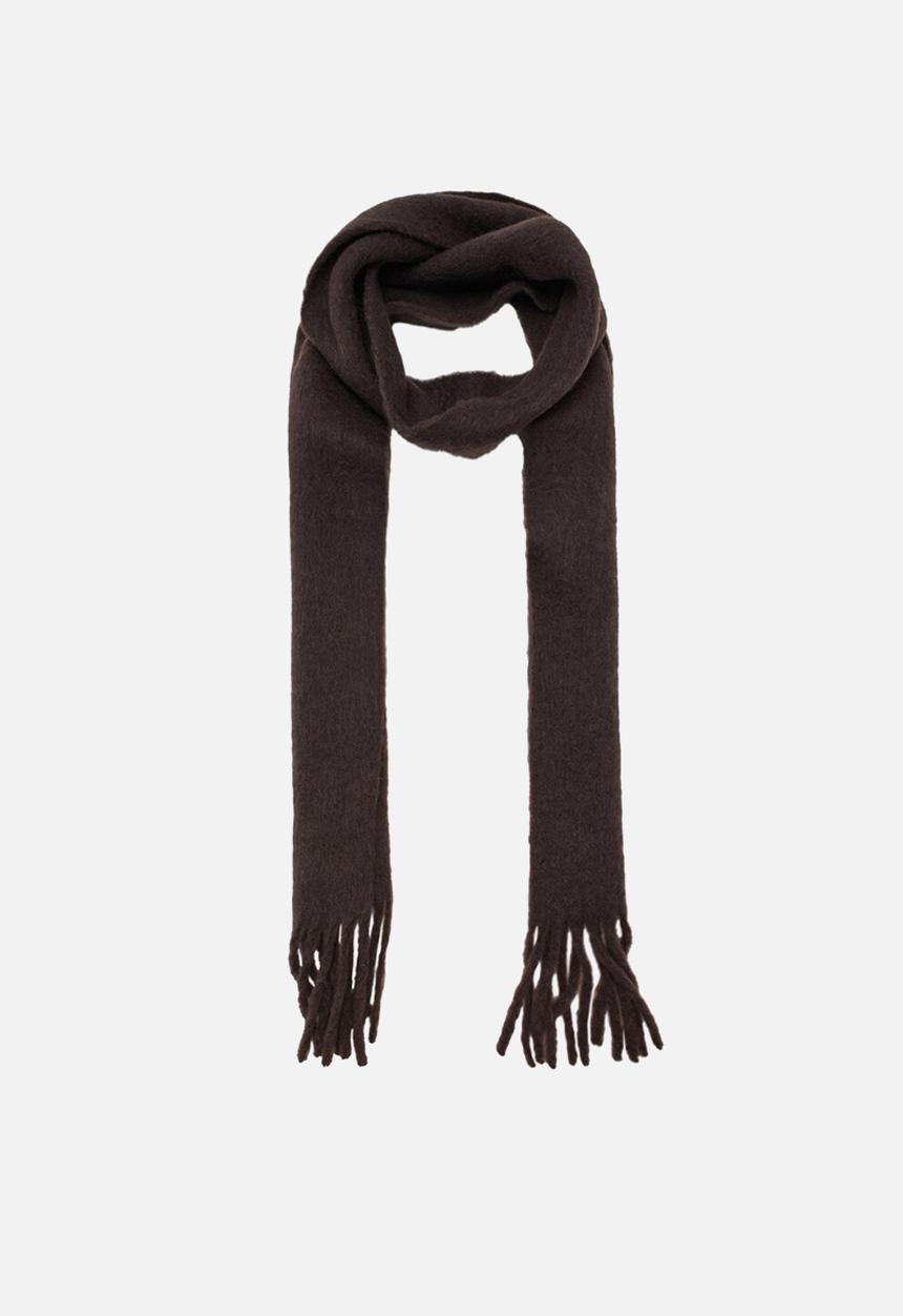 MANGO - Oberon scarf-dark brown