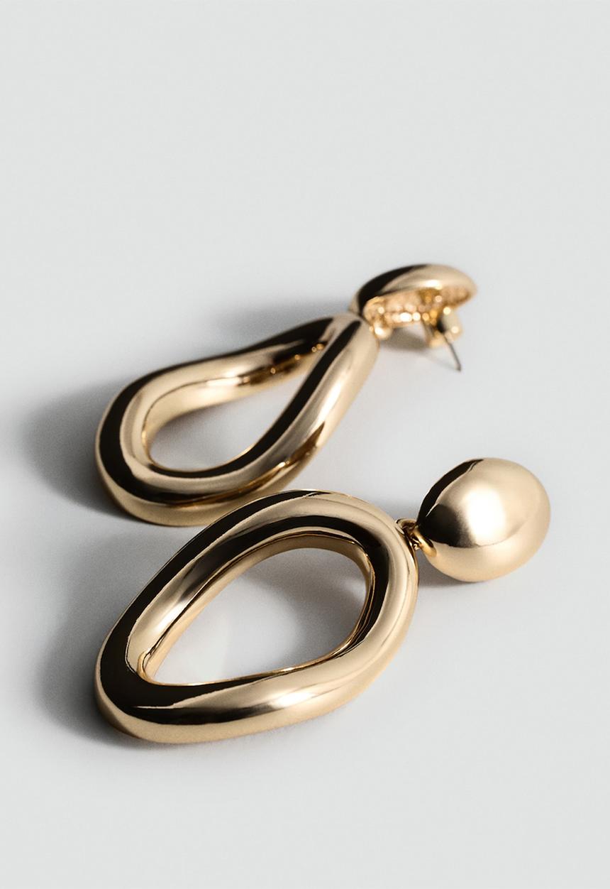 MANGO - Olaia earrings - gold