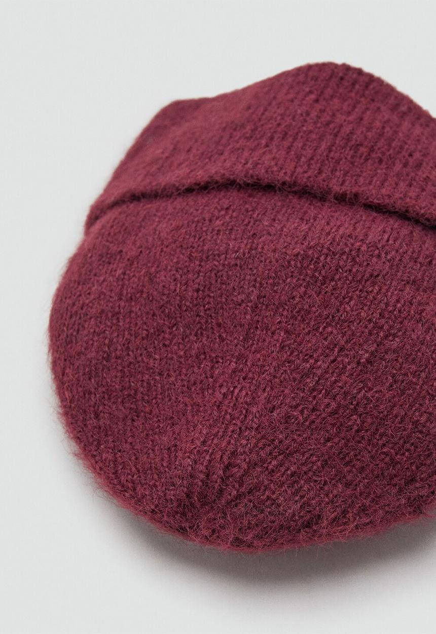 MANGO - Mohi beanie - dark red