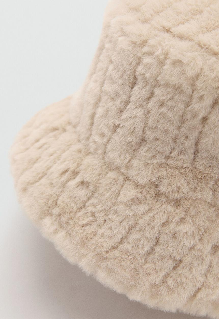 MANGO - Chessy hat-beige