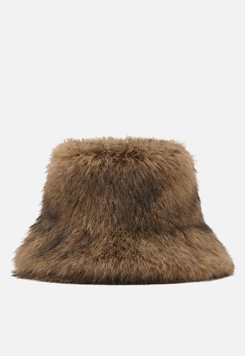 MANGO - Chessy hat-brown