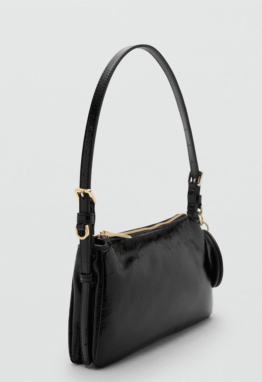 MANGO - Grego shoulder bag-black