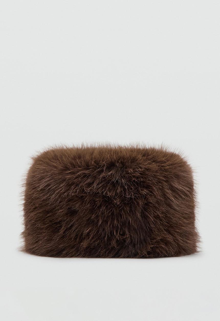 MANGO - Lyona hat-dark brown