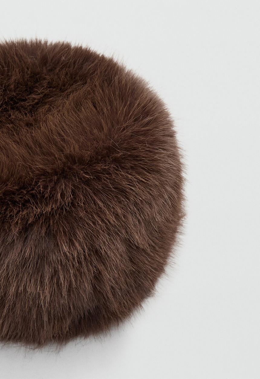 MANGO - Lyona hat-dark brown
