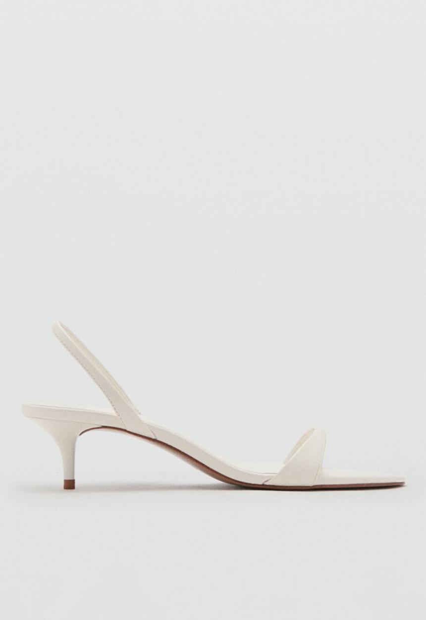MANGO - Nighty heel - light beige