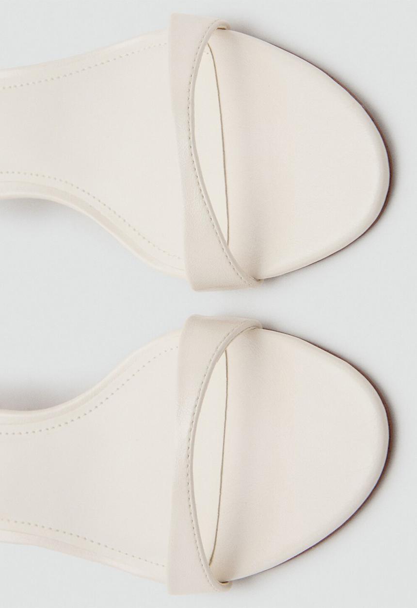 MANGO - Nighty heel - light beige