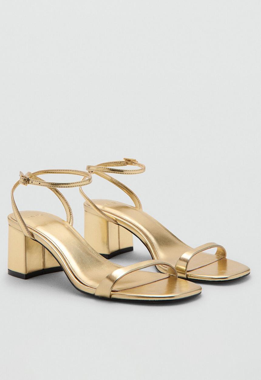 MANGO - Tica heel - gold