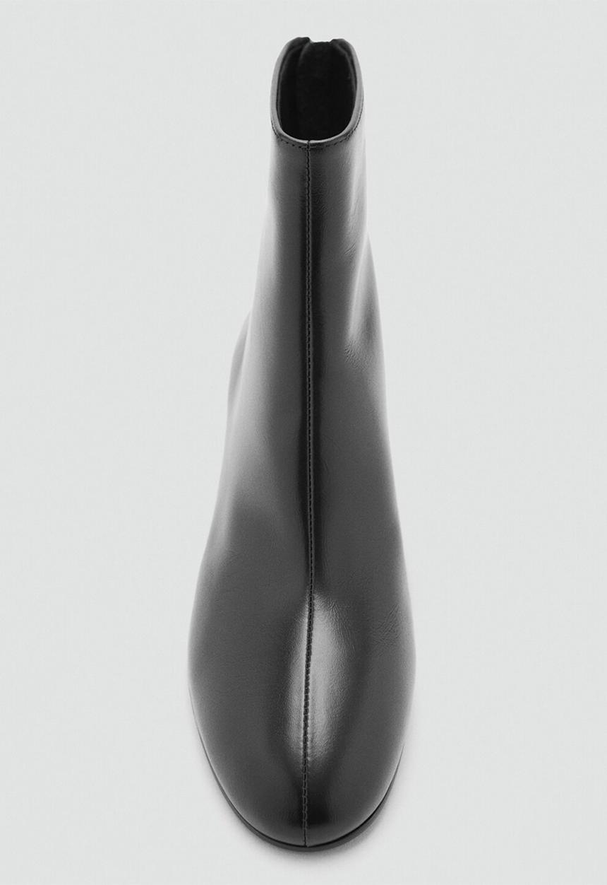 MANGO - Claro leather boot - black