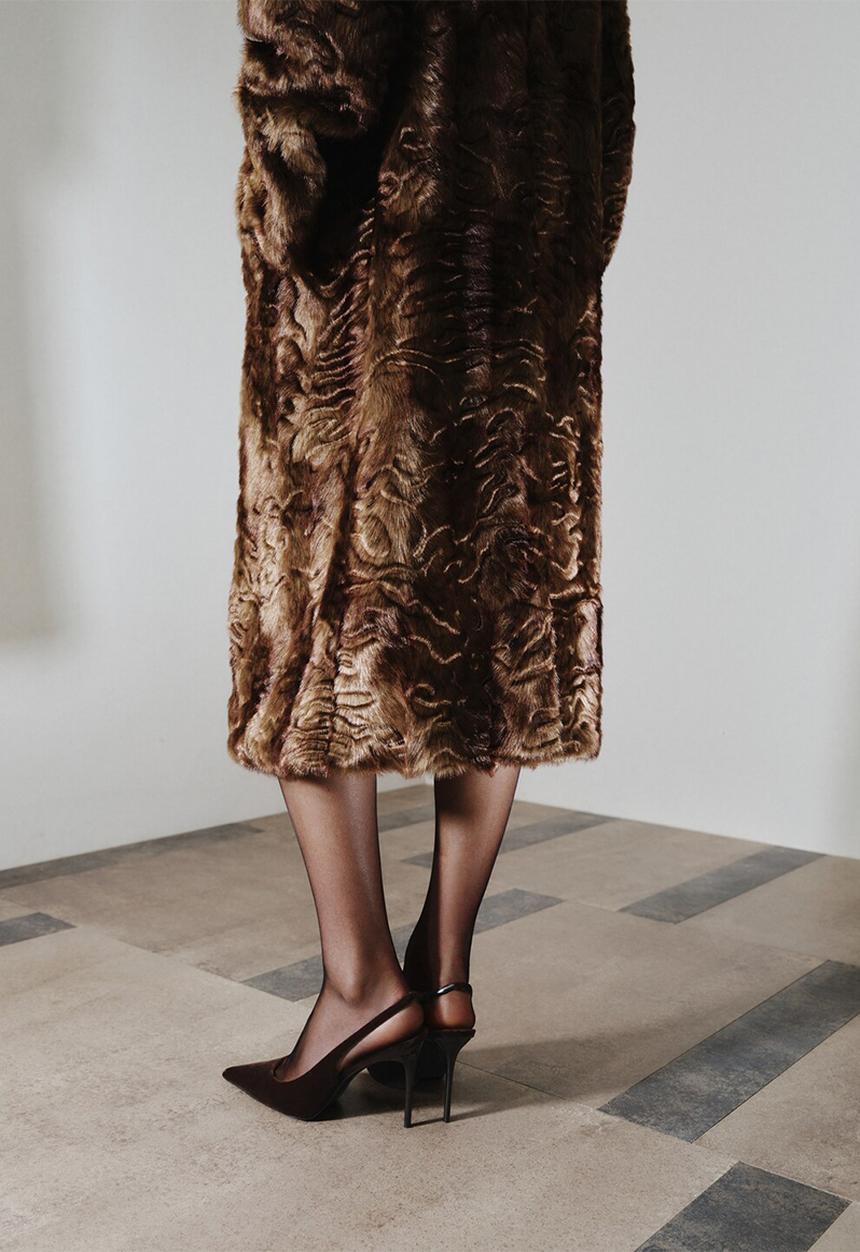 MANGO - Cookie heel - dark brown