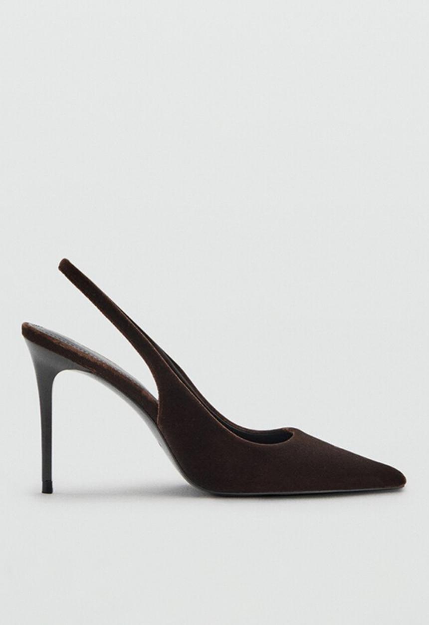 MANGO - Cookie heel - dark brown