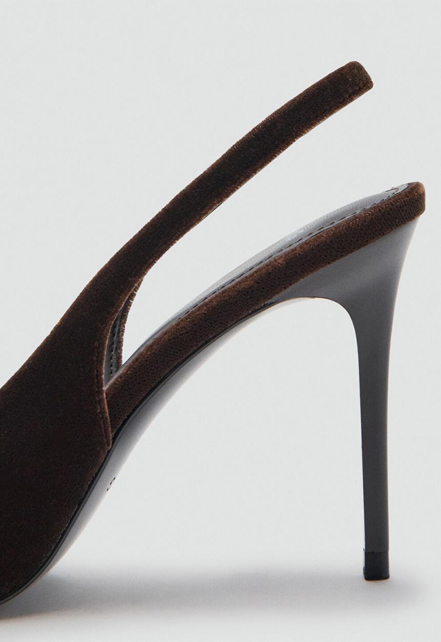 MANGO - Cookie heel - dark brown