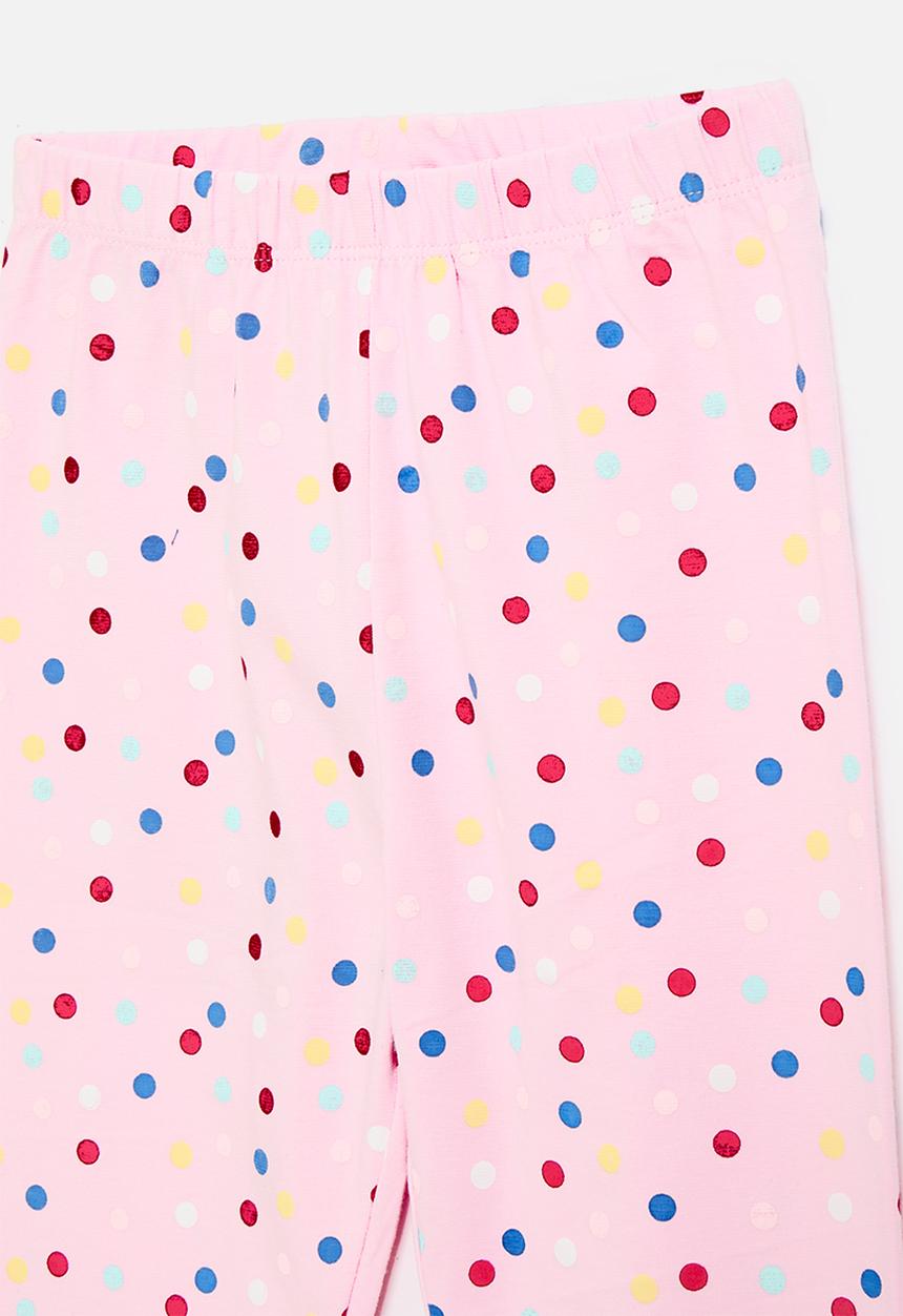 Pop Candy - Printed leggings - pink/polka dots