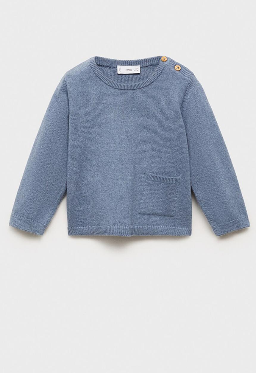 MANGO - Sweater london - medium blue