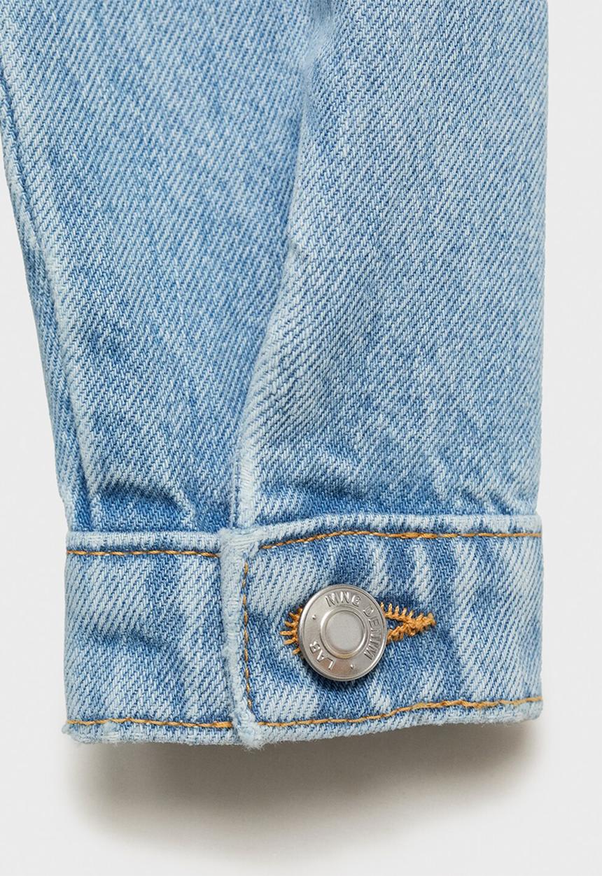 MANGO - Jumpsuit worker - open blue