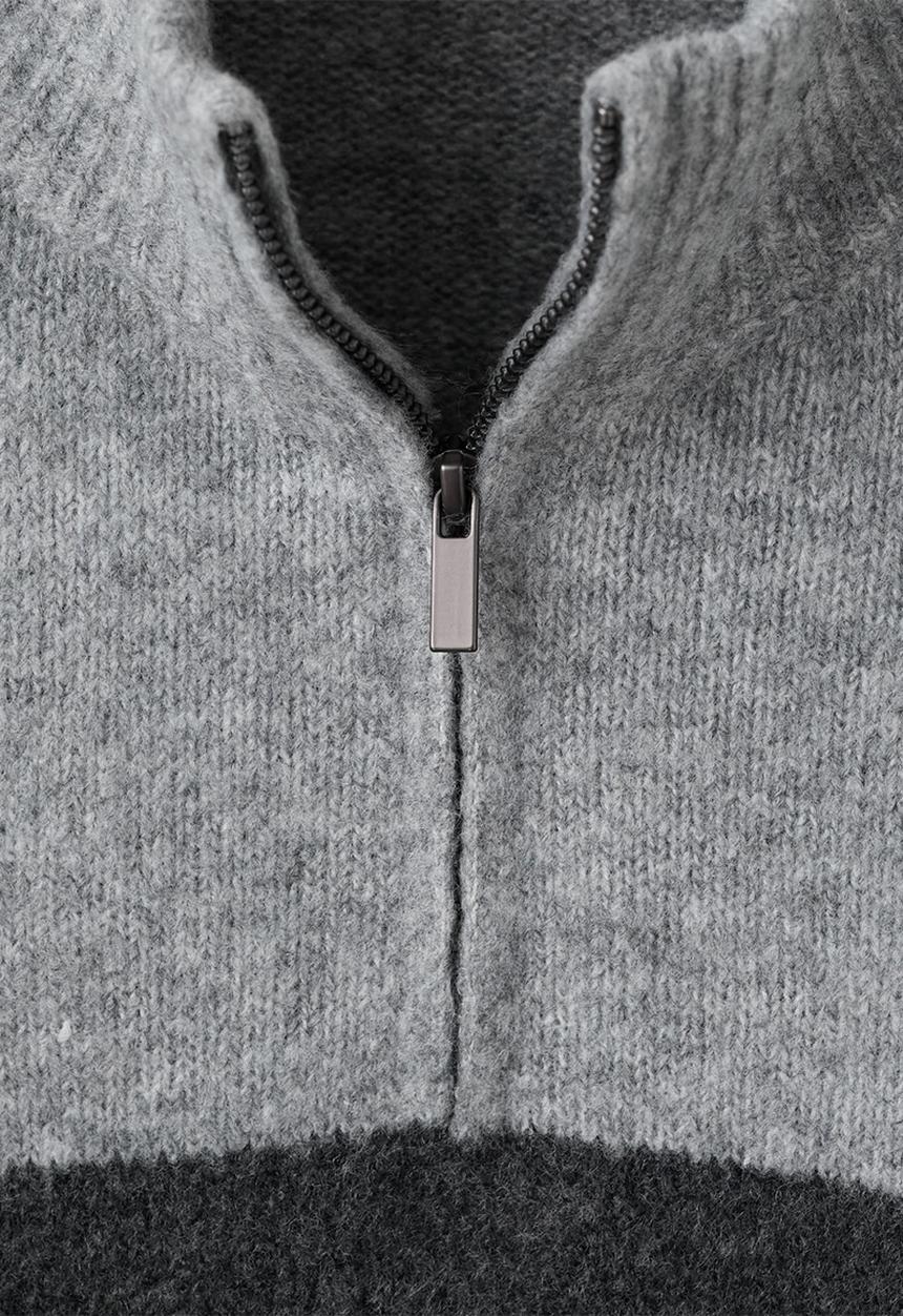 MANGO - Sweater JAI - Medium Gray