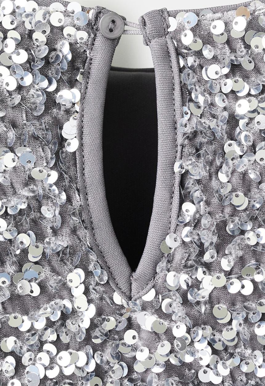 MANGO - Dress SILVERB - Silver