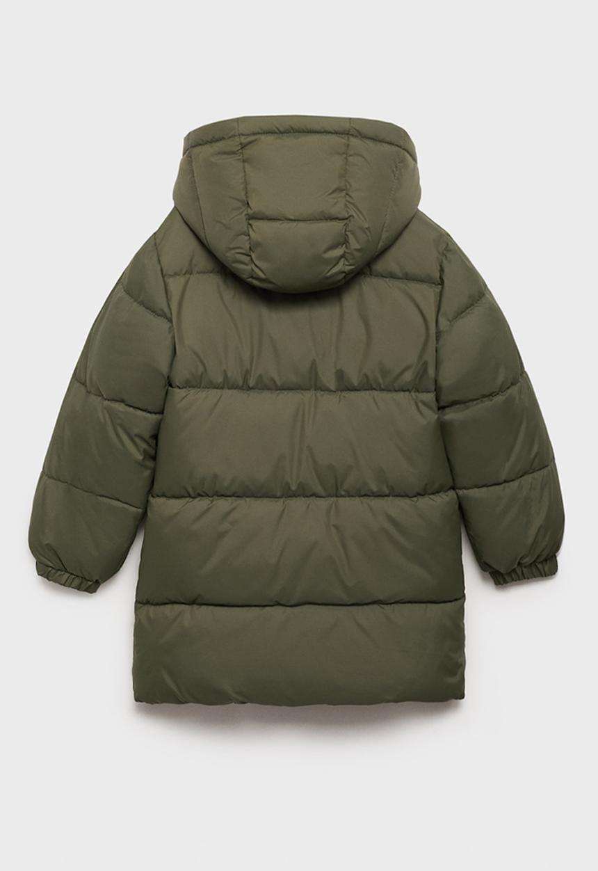 MANGO - Puffer coat amerlong - beige & khaki