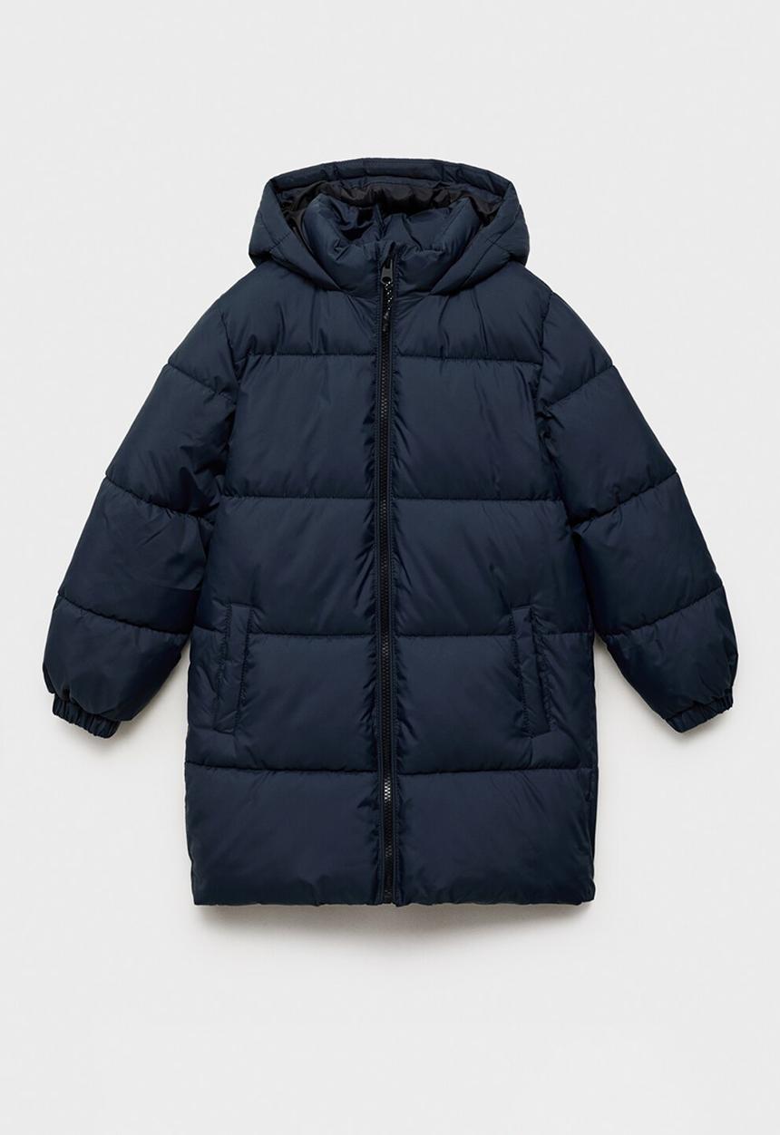 MANGO - Puffer coat amerlong - navy
