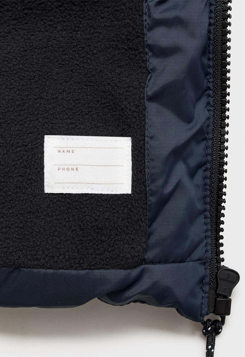 MANGO - Puffer coat amerlong - navy