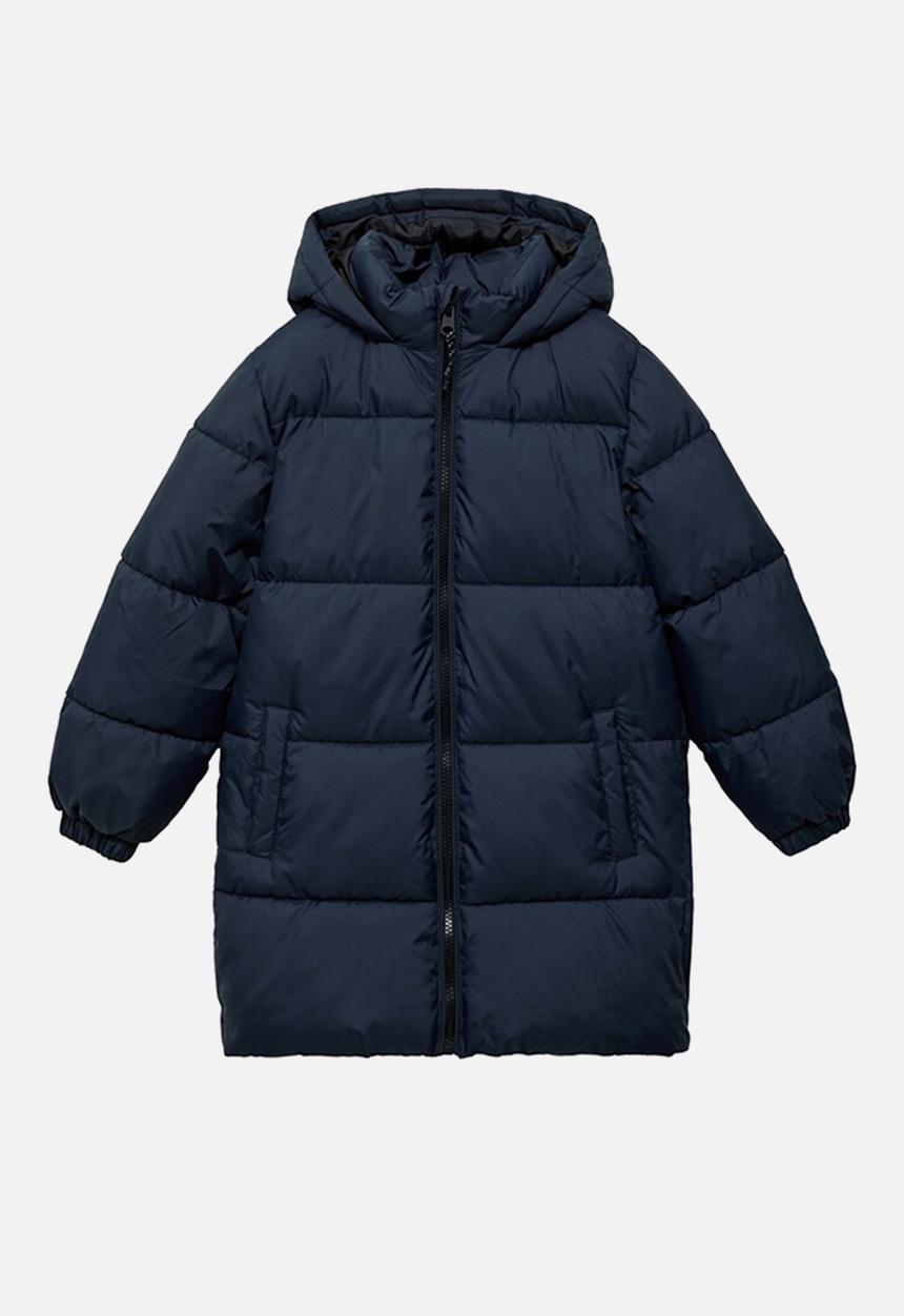 MANGO - Puffer coat amerlong - navy