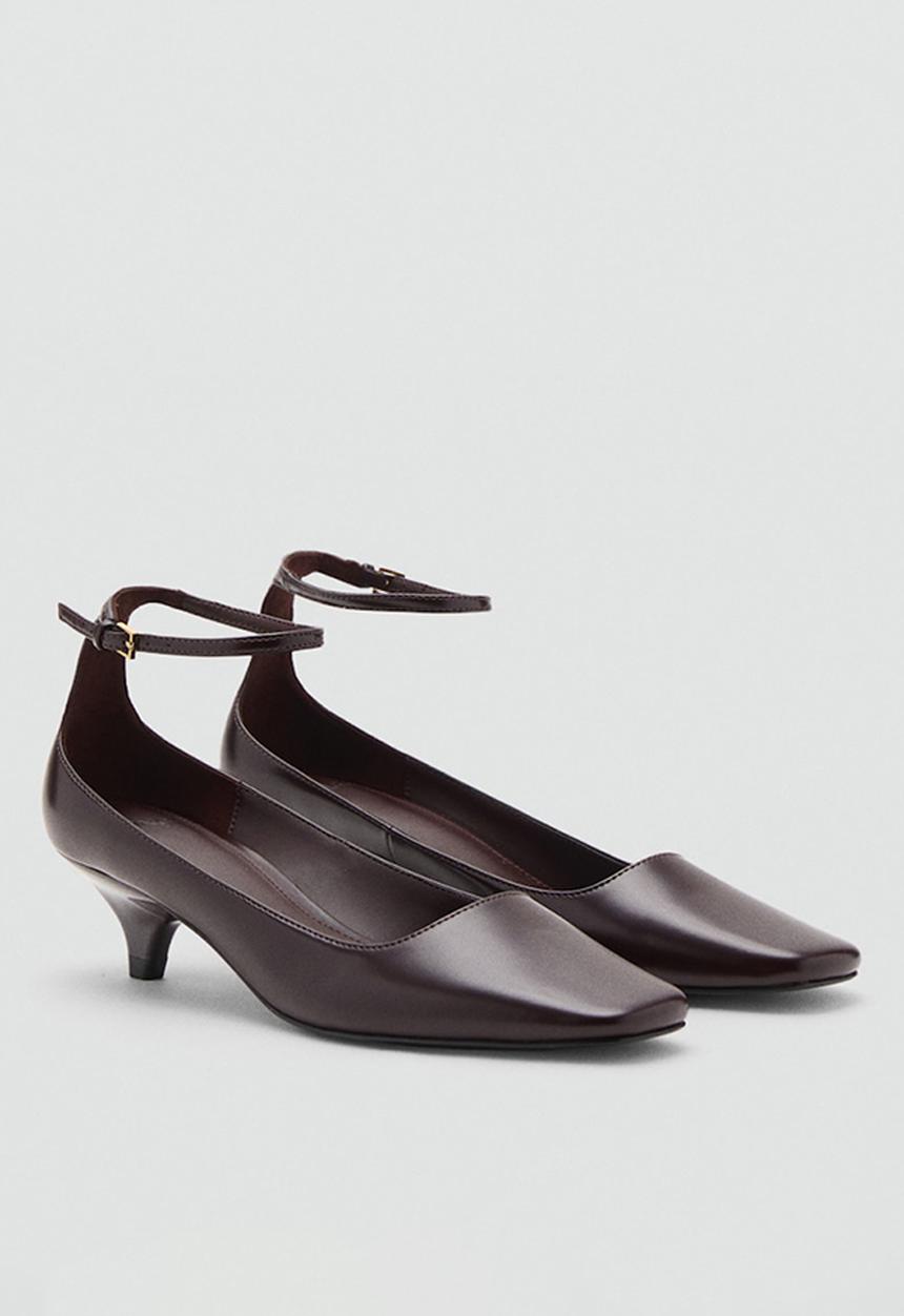 MANGO - Pulse heel - dark brown