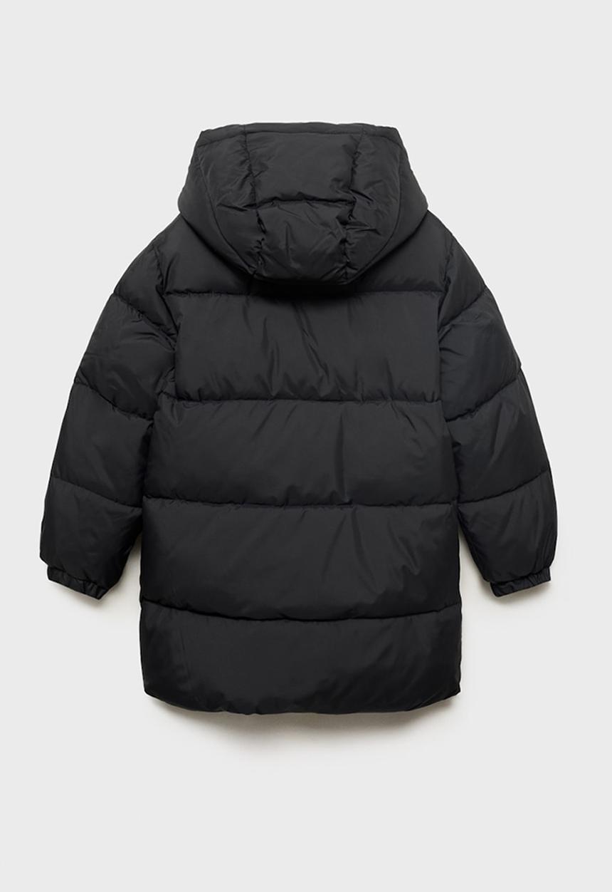 MANGO - Puffer coat amerlong - black