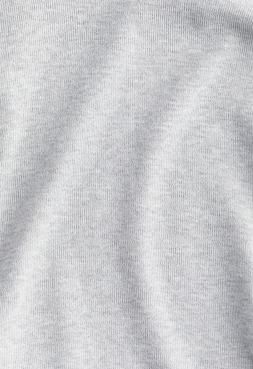 H&M - Oversized curved-hem jumper - light grey marl