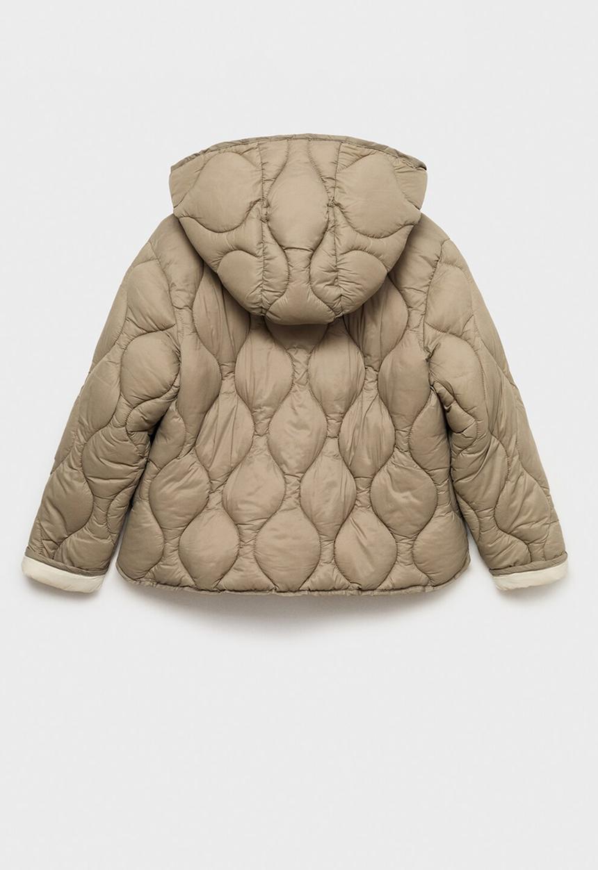 MANGO - Puffer coat carlota - beige/khaki